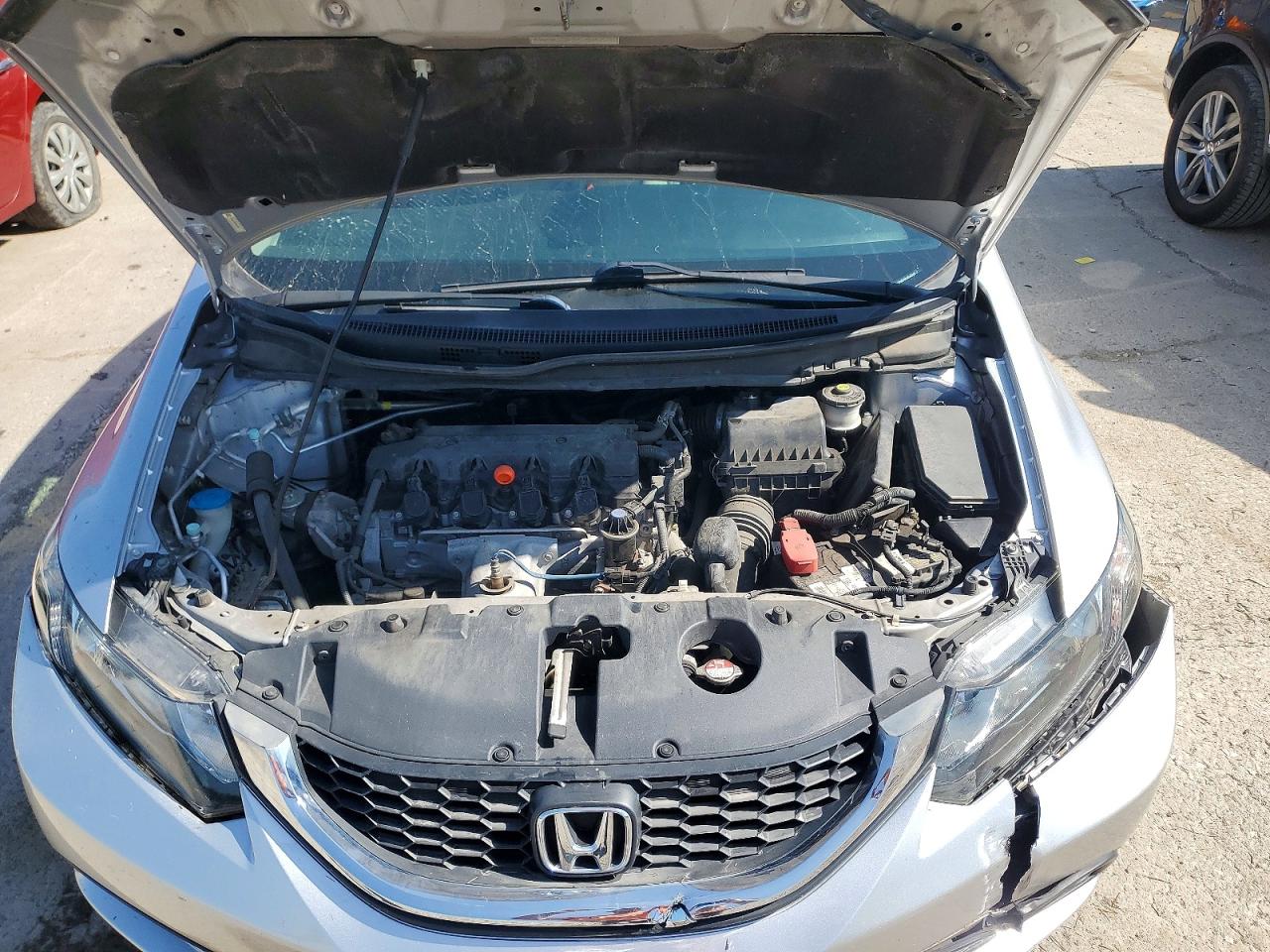 2013 Honda Civic Lx Серый vin: 19XFB2F58DE069700