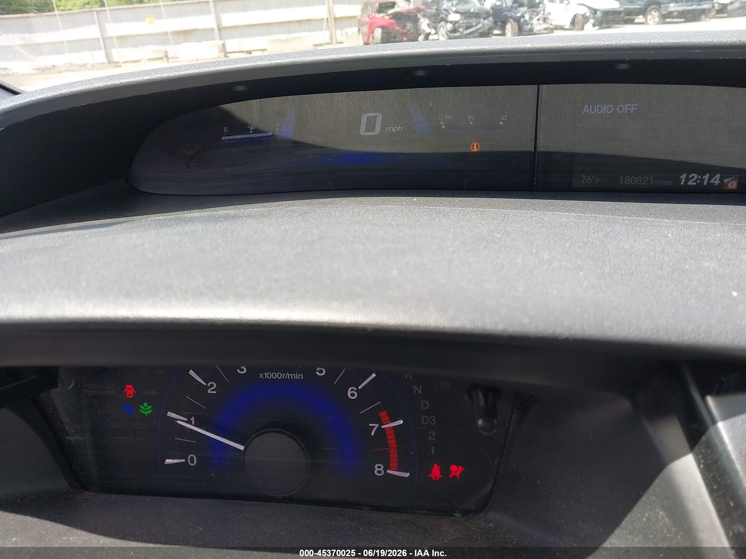 2013 Honda Civic Lx Gray vin: 19XFB2F58DE089509
