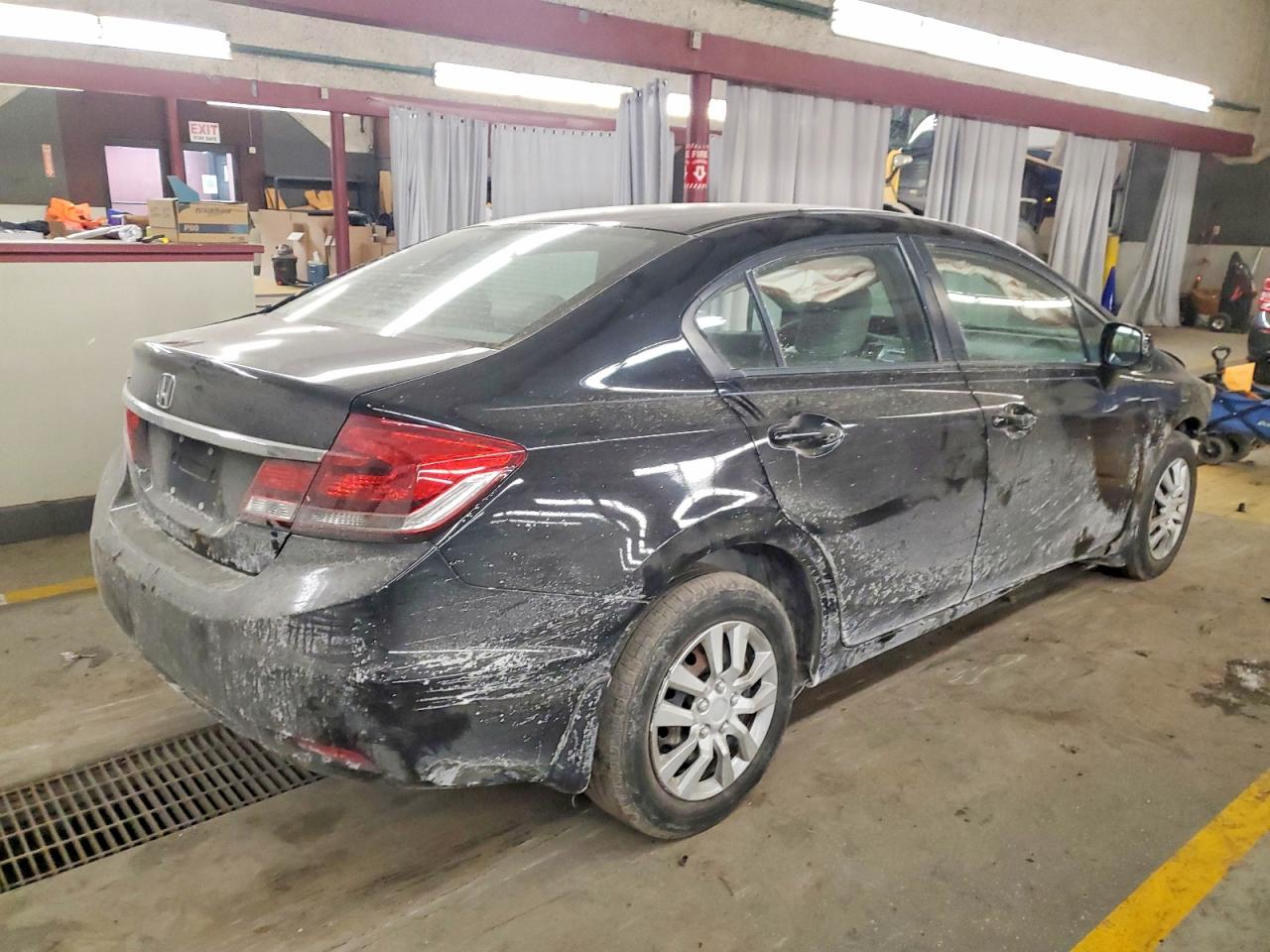 2013 Honda Civic Lx Черный vin: 19XFB2F58DE216808