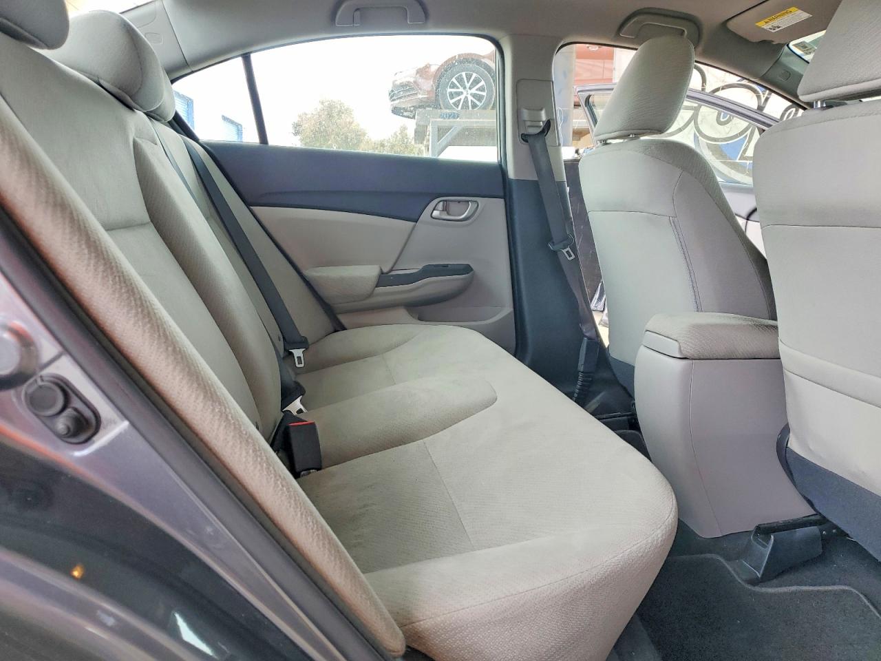 2013 Honda Civic Lx Gray vin: 19XFB2F58DE221197
