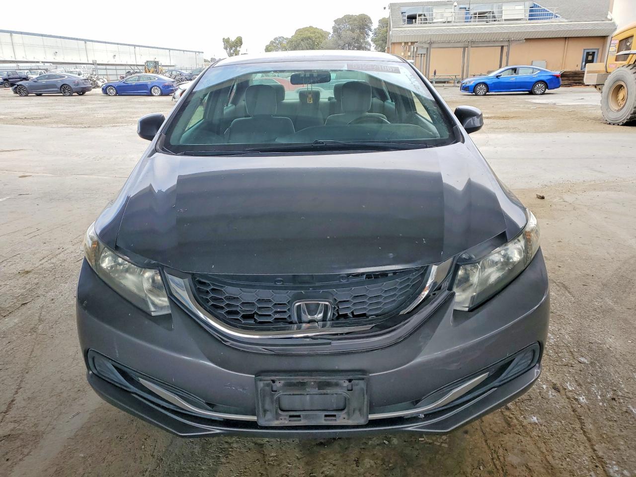 2013 Honda Civic Lx Gray vin: 19XFB2F58DE221197