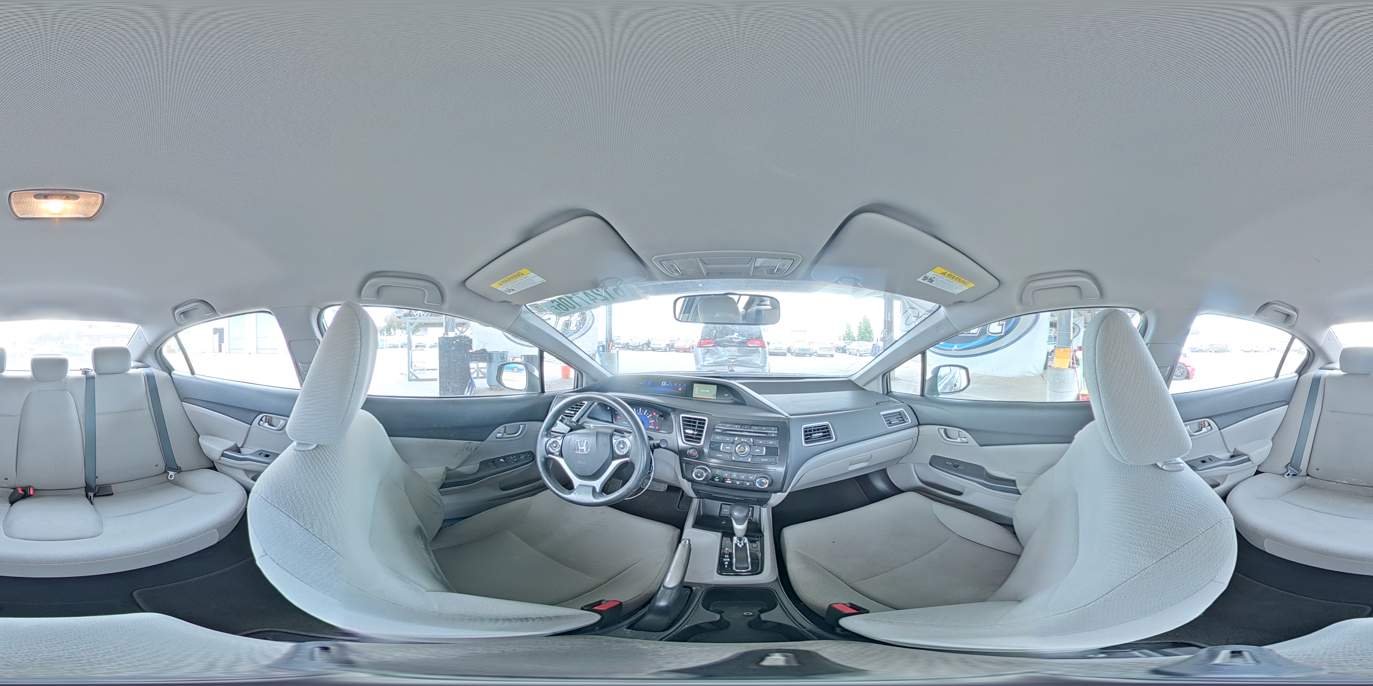 2013 Honda Civic Lx Gray vin: 19XFB2F58DE221197