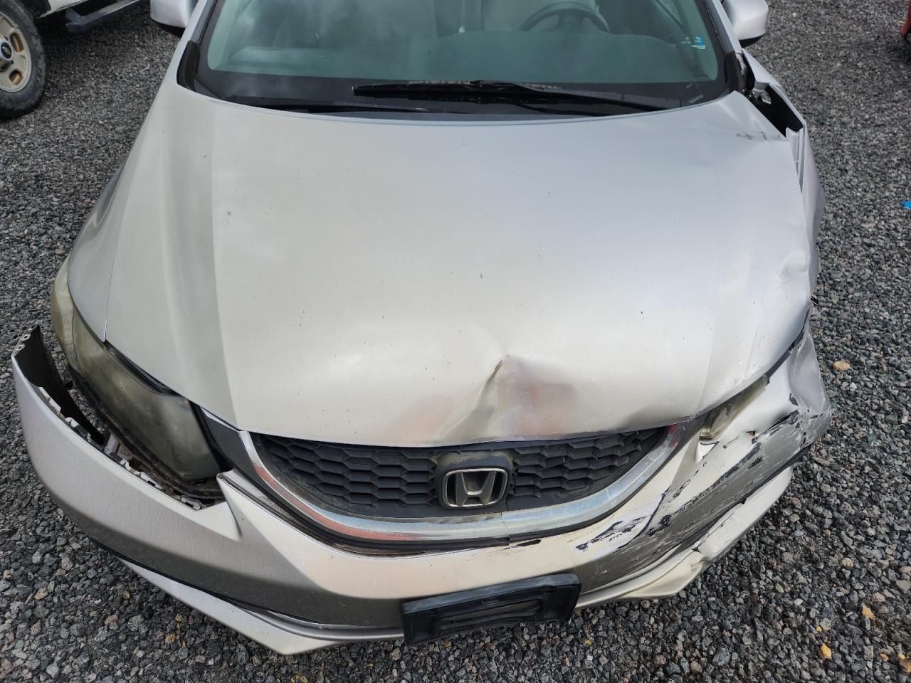 2013 Honda Civic Lx Silver vin: 19XFB2F58DE229817