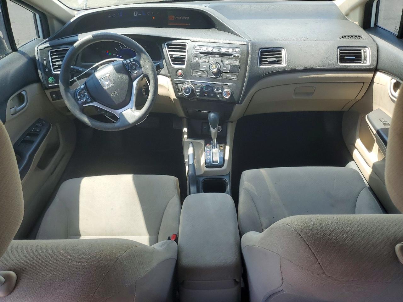 2013 Honda Civic Lx White vin: 19XFB2F58DE232569