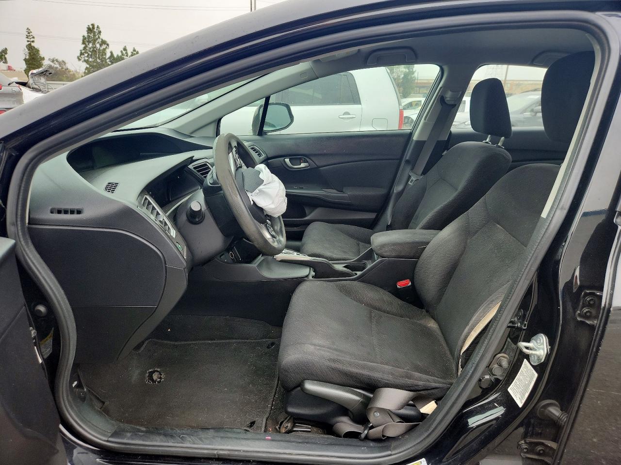 2013 Honda Civic Lx Black vin: 19XFB2F58DE235939