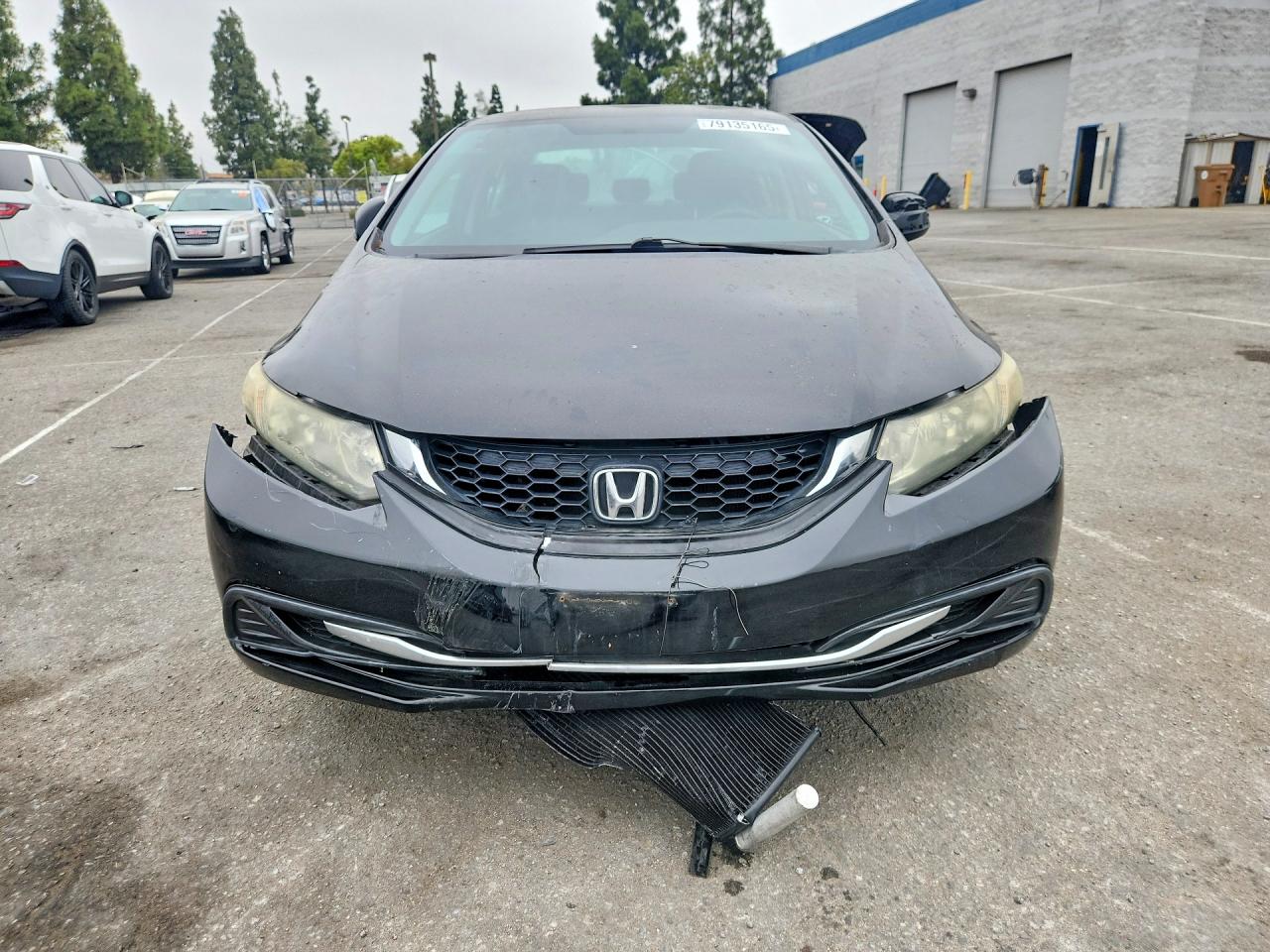 2013 Honda Civic Lx Black vin: 19XFB2F58DE235939