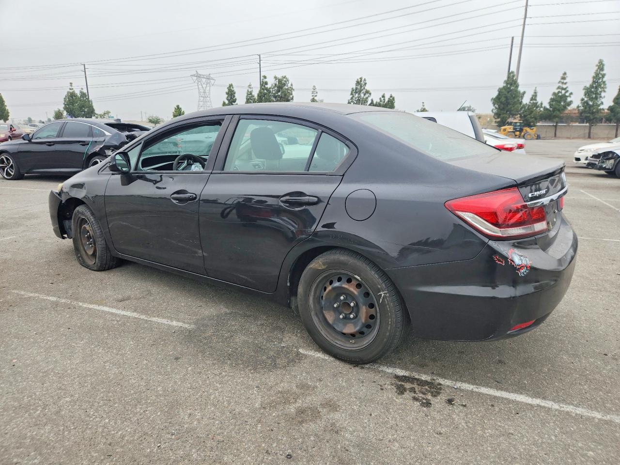 2013 Honda Civic Lx Black vin: 19XFB2F58DE235939