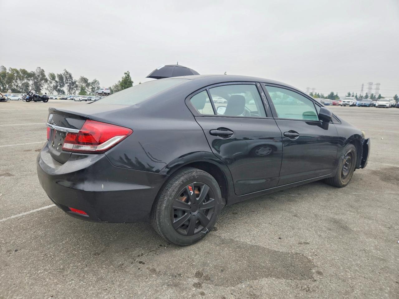 2013 Honda Civic Lx Black vin: 19XFB2F58DE235939