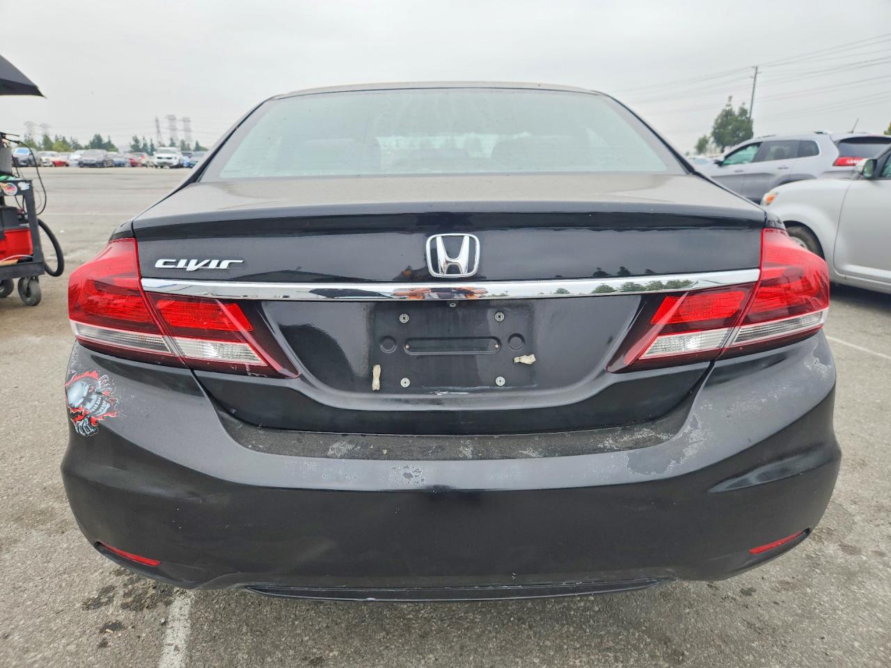 2013 Honda Civic Lx Black vin: 19XFB2F58DE235939