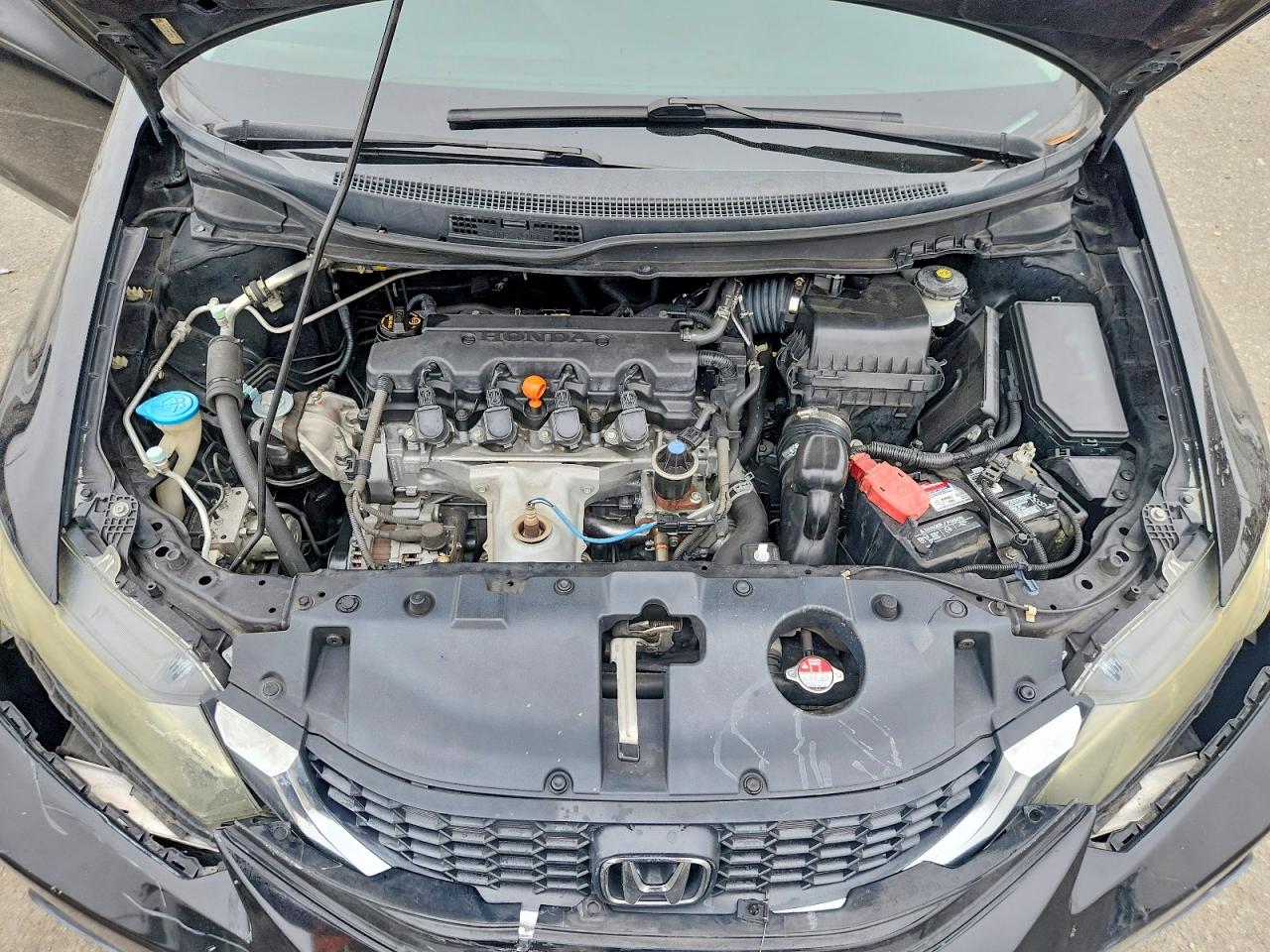2013 Honda Civic Lx Black vin: 19XFB2F58DE235939