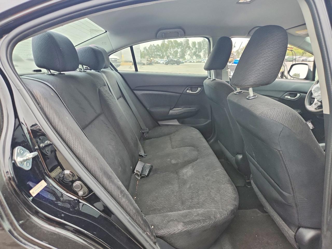 2013 Honda Civic Lx Black vin: 19XFB2F58DE235939