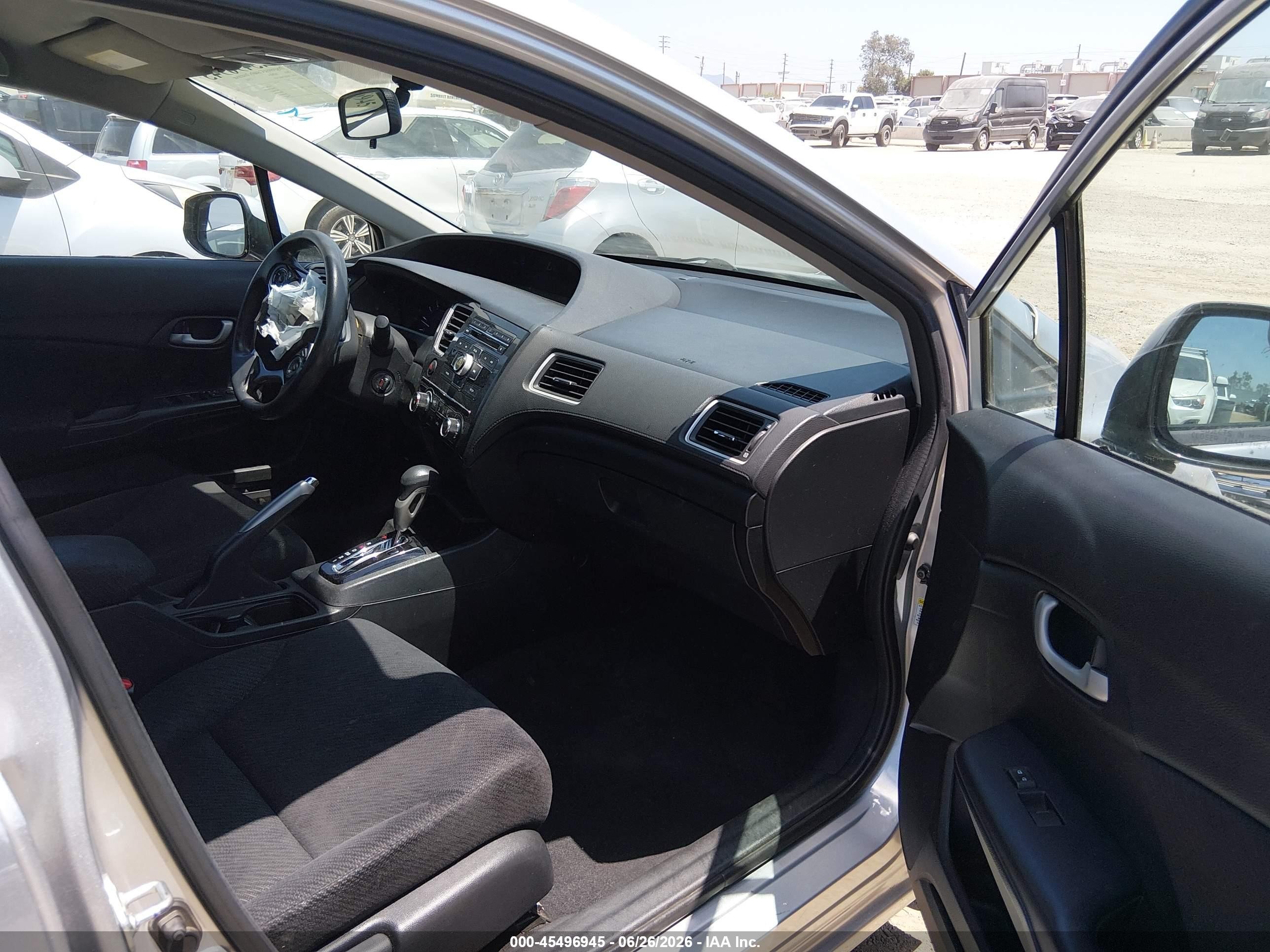 2013 Honda Civic Lx Silver vin: 19XFB2F58DE236492