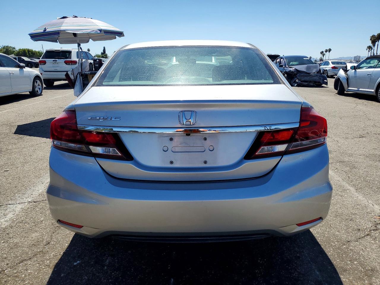 2013 Honda Civic Lx Silver vin: 19XFB2F58DE264566