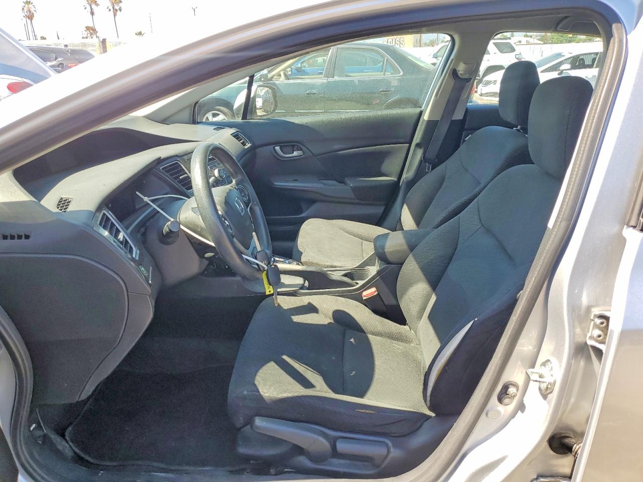 2013 Honda Civic Lx Silver vin: 19XFB2F58DE264566