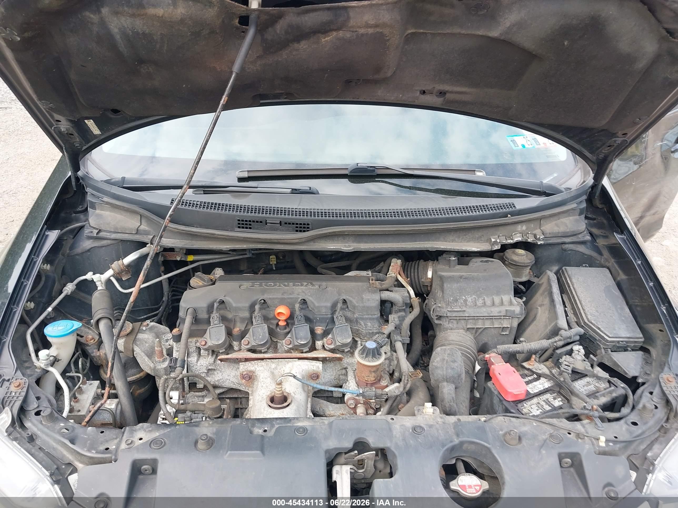 2013 Honda Civic Lx Black vin: 19XFB2F58DE271386