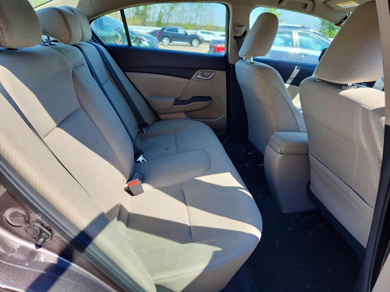 2013 Honda Civic Lx Gray vin: 19XFB2F58DE291444