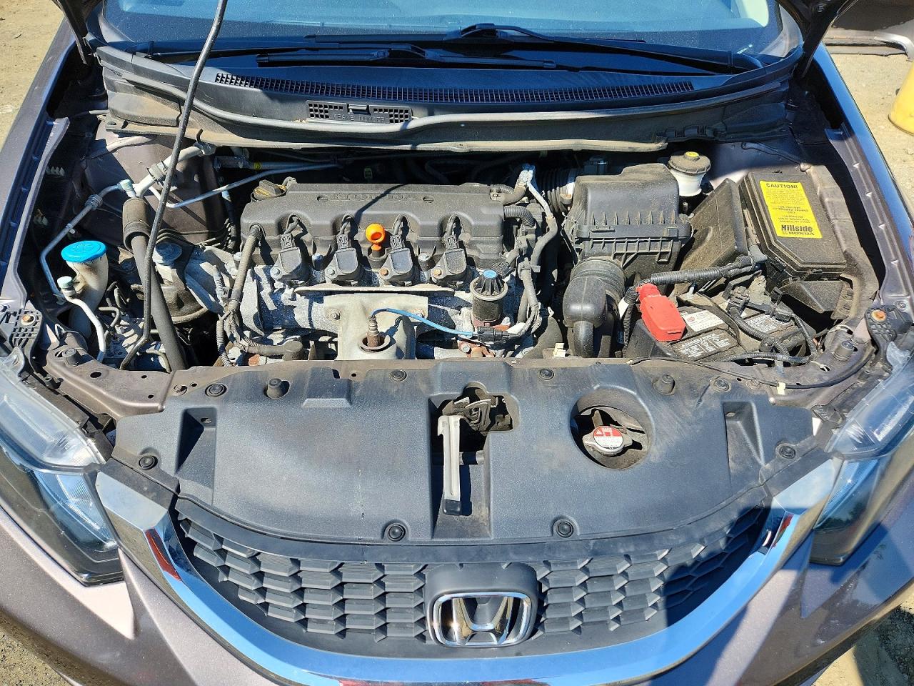 2013 Honda Civic Lx Gray vin: 19XFB2F58DE291444