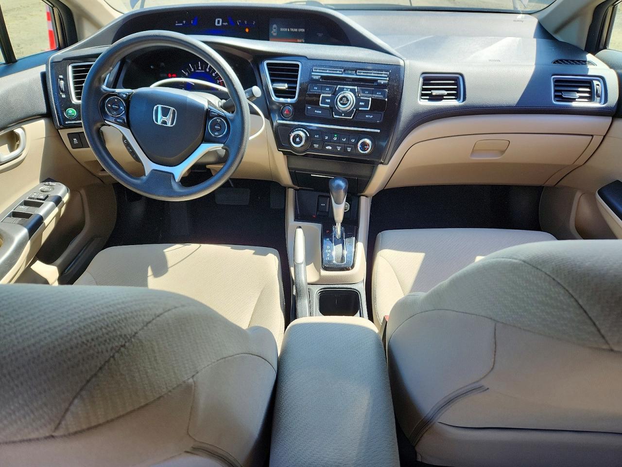 2013 Honda Civic Lx Gray vin: 19XFB2F58DE291444