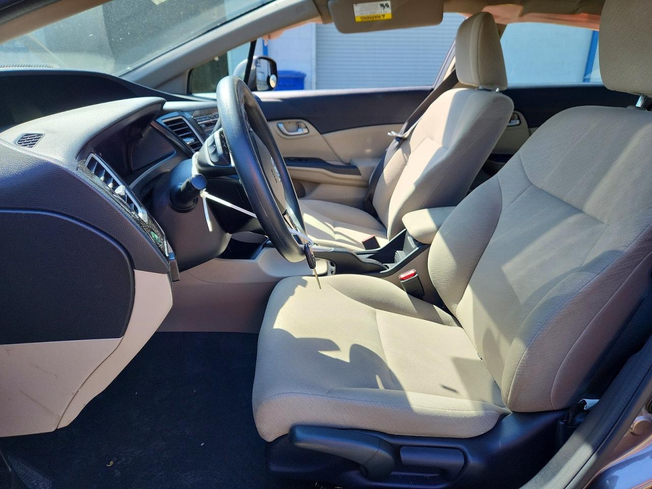2013 Honda Civic Lx Gray vin: 19XFB2F58DE291444