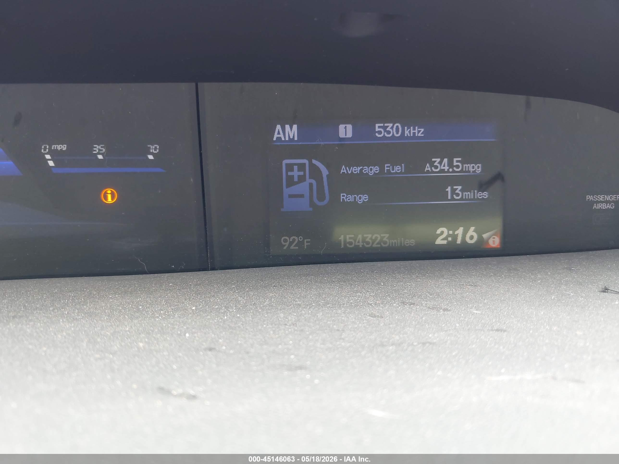 2013 Honda Civic Lx Черный vin: 19XFB2F58DE294134