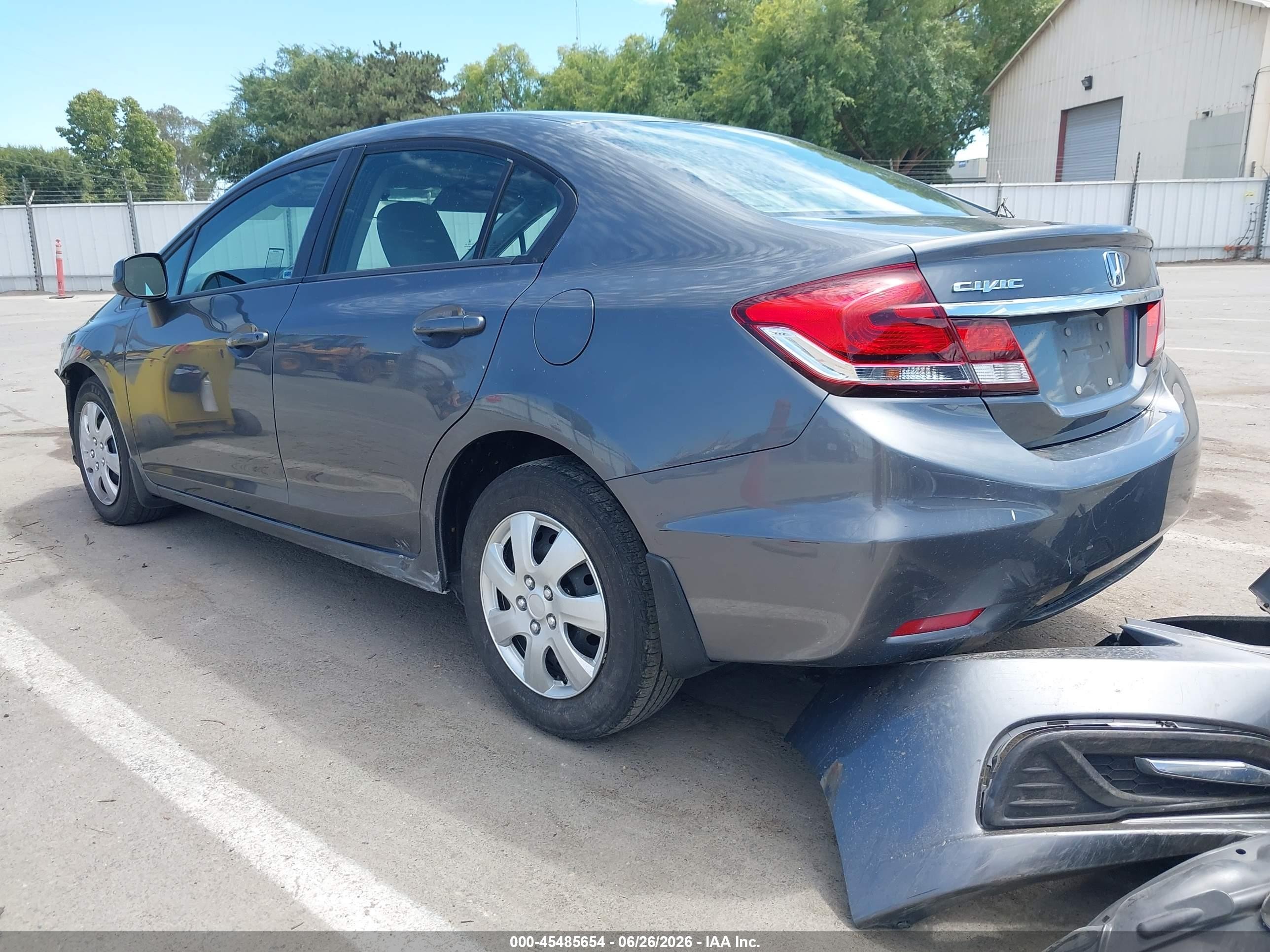 2013 Honda Civic Lx Серый vin: 19XFB2F58DE295395