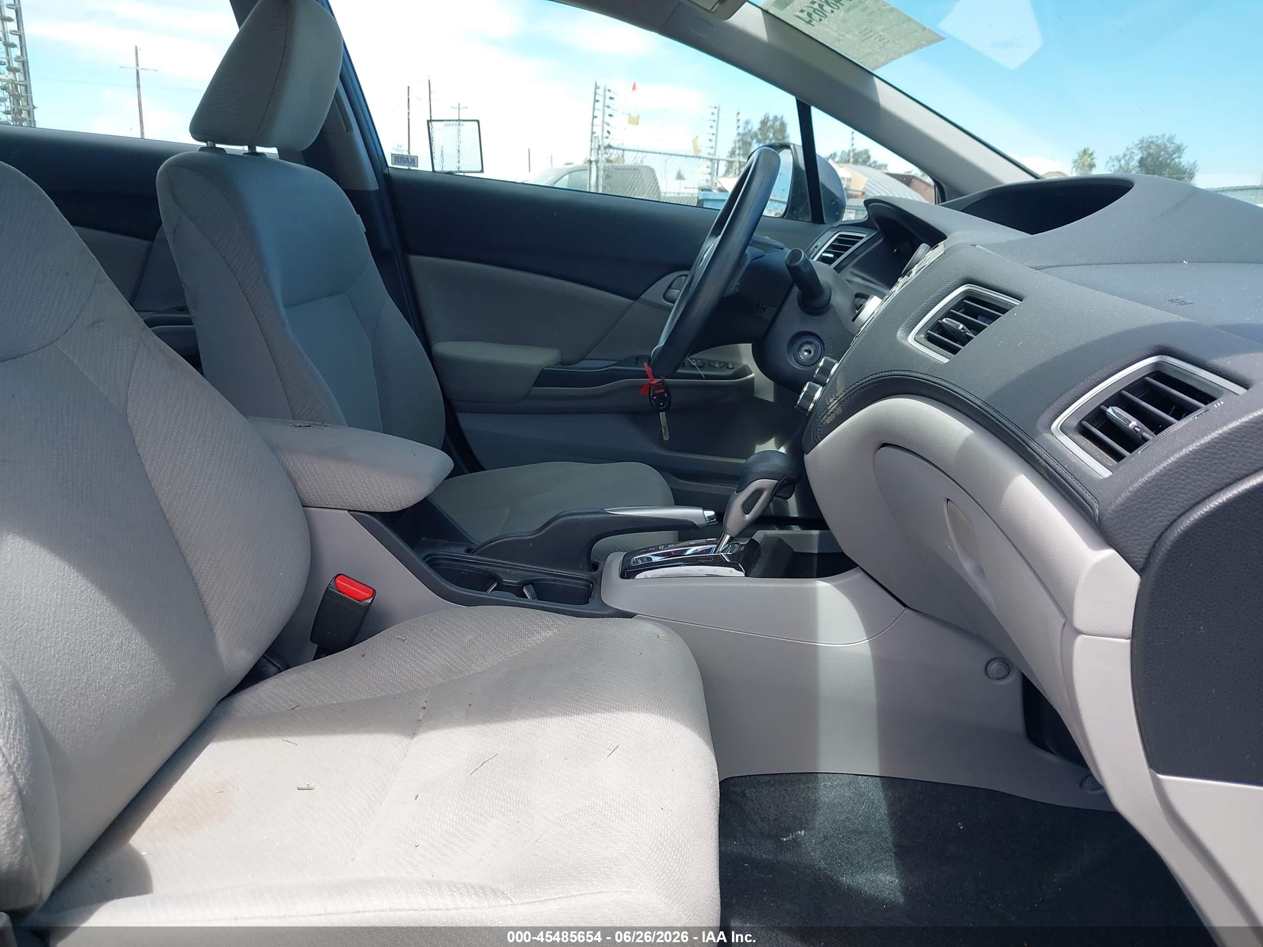 2013 Honda Civic Lx Серый vin: 19XFB2F58DE295395