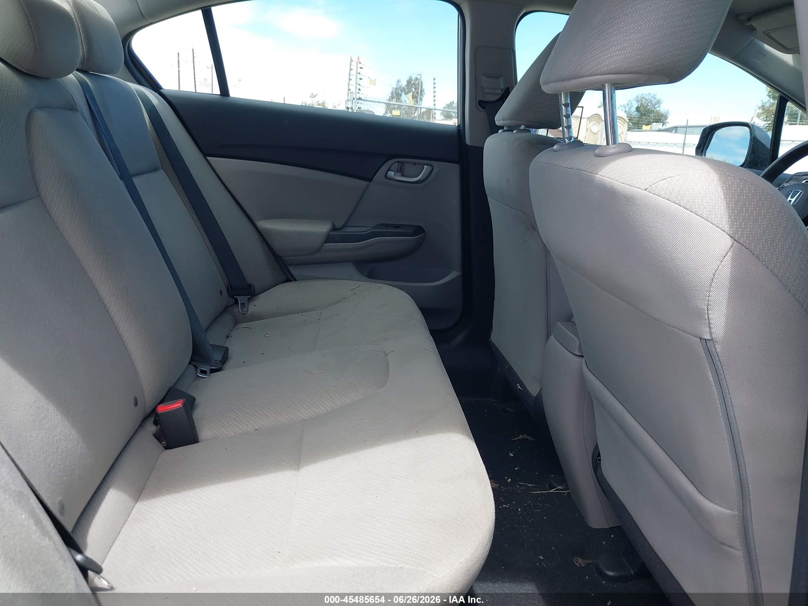 2013 Honda Civic Lx Серый vin: 19XFB2F58DE295395