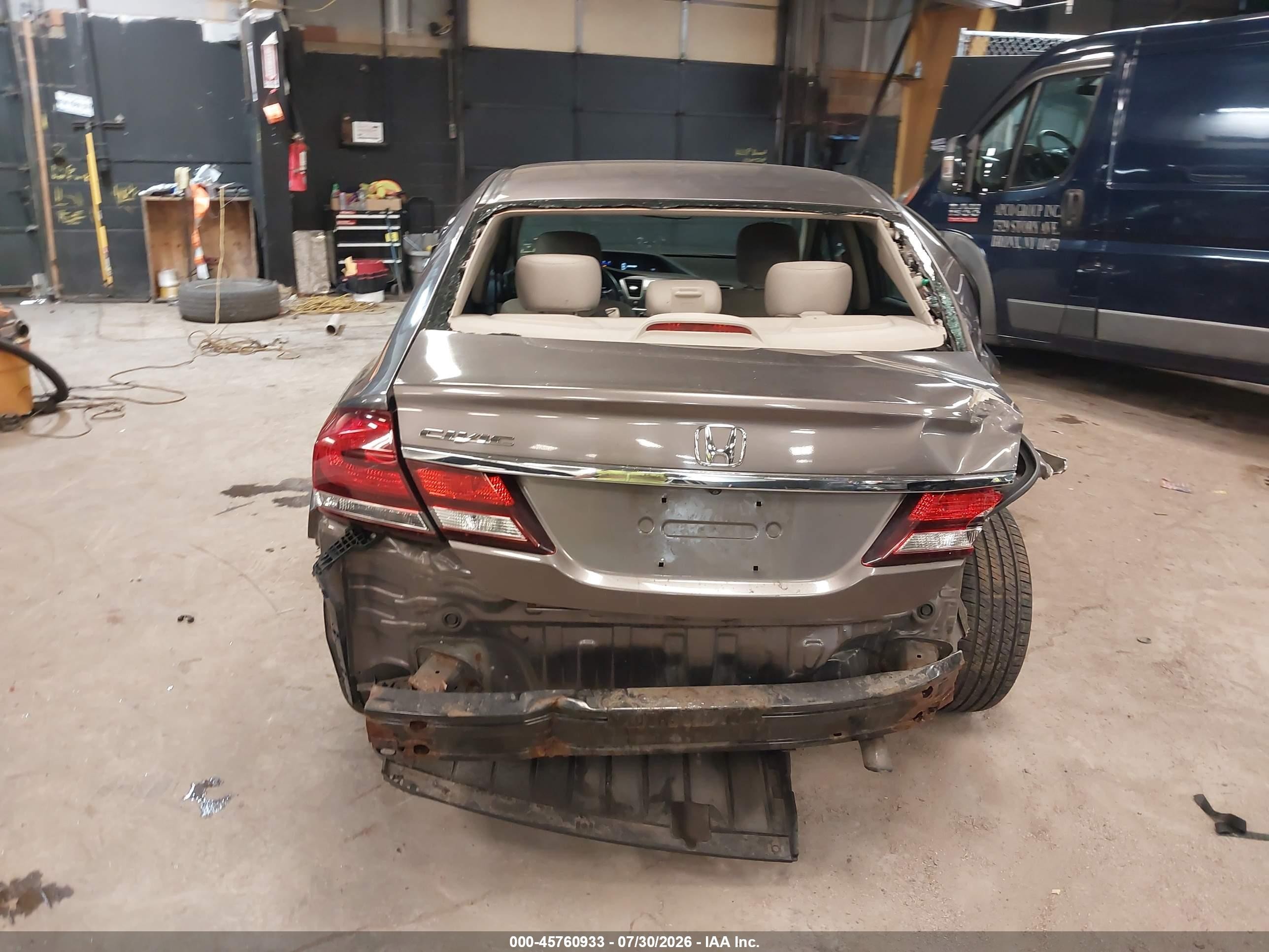 2013 Honda Civic Lx Champagne vin: 19XFB2F58DE295610