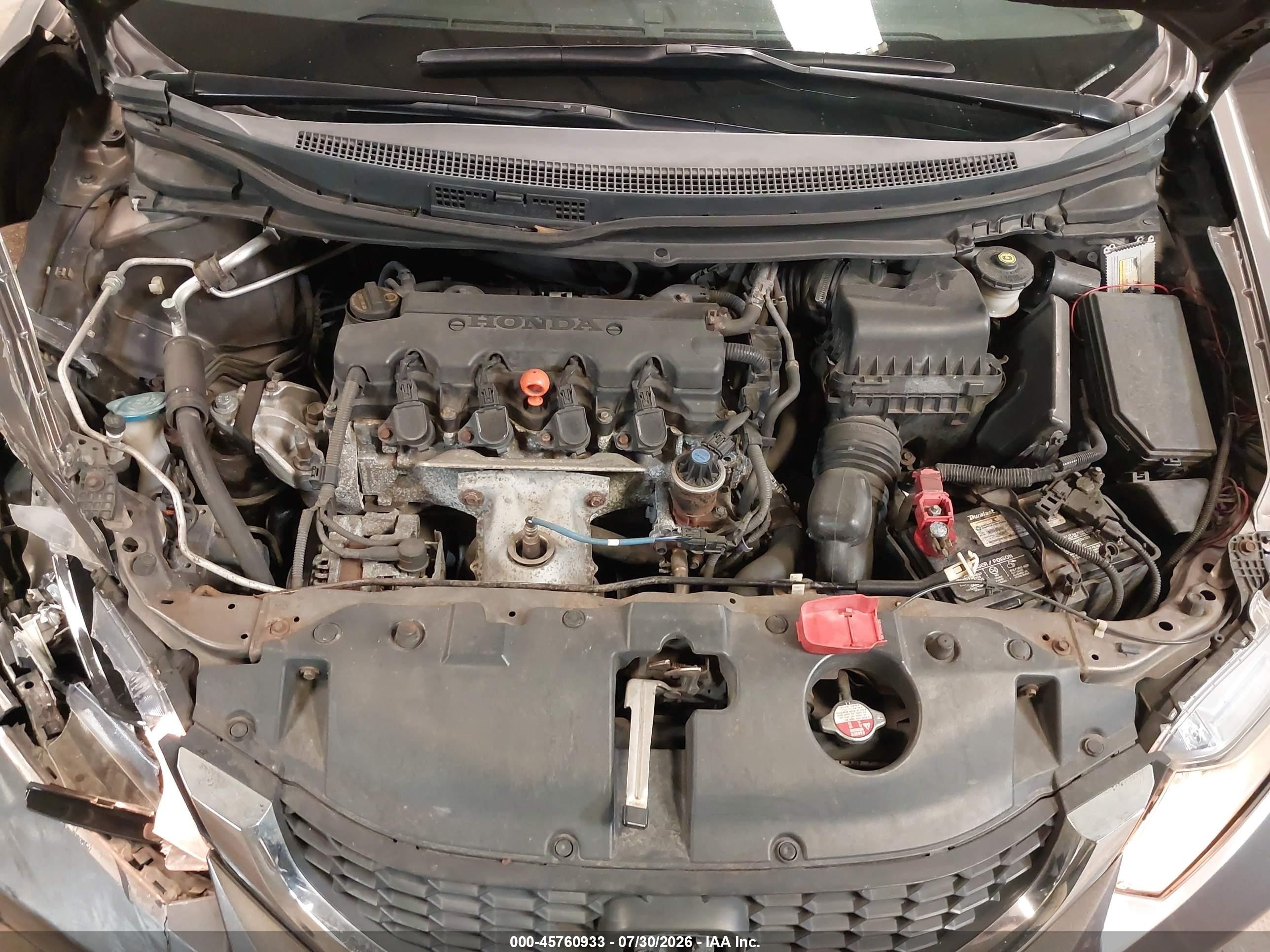 2013 Honda Civic Lx Champagne vin: 19XFB2F58DE295610