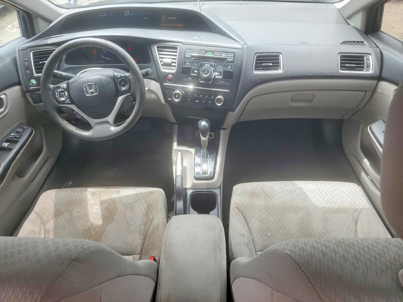 2014 Honda Civic Lx Blue vin: 19XFB2F58EE004184