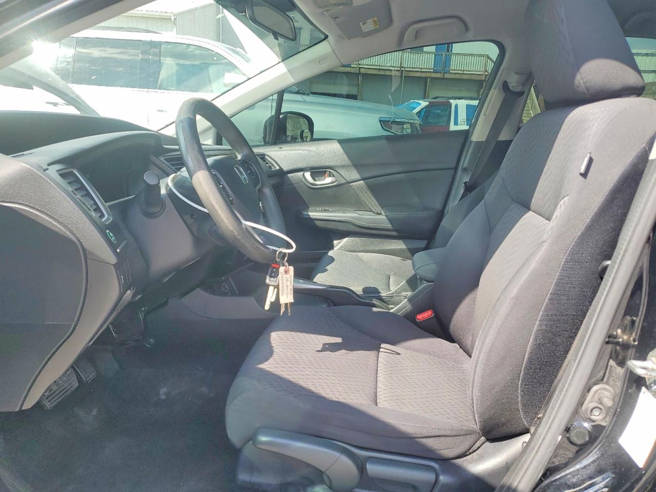 2014 Honda Civic Lx Black vin: 19XFB2F58EE011121