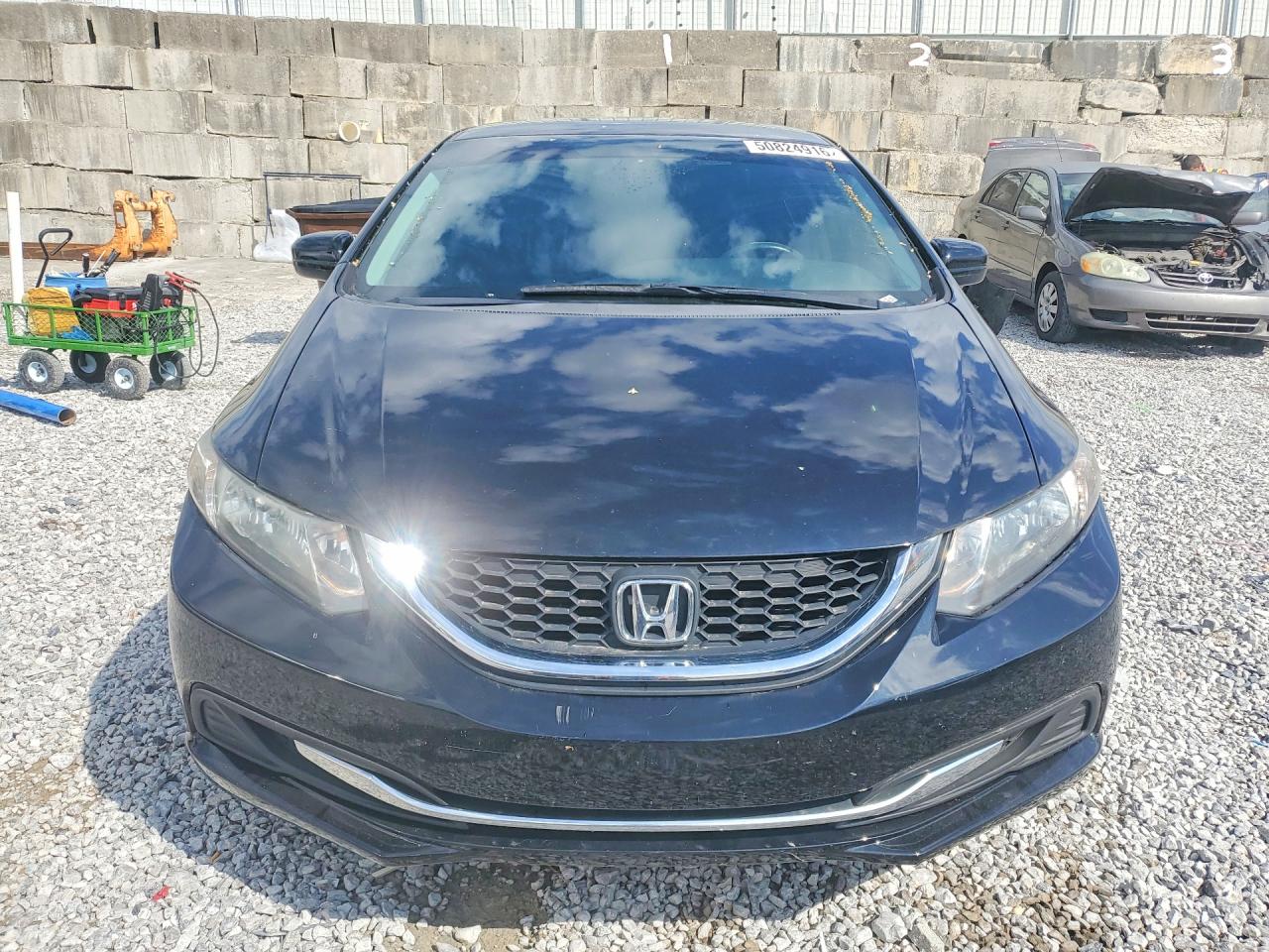 2014 Honda Civic Lx Black vin: 19XFB2F58EE011121