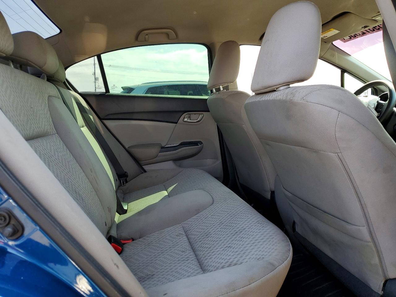2014 Honda Civic Lx Blue vin: 19XFB2F58EE023107
