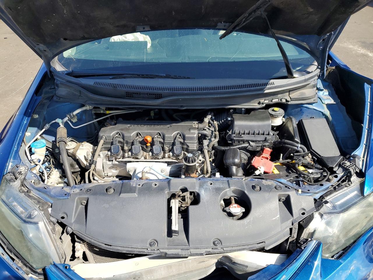 2014 Honda Civic Lx Blue vin: 19XFB2F58EE023107