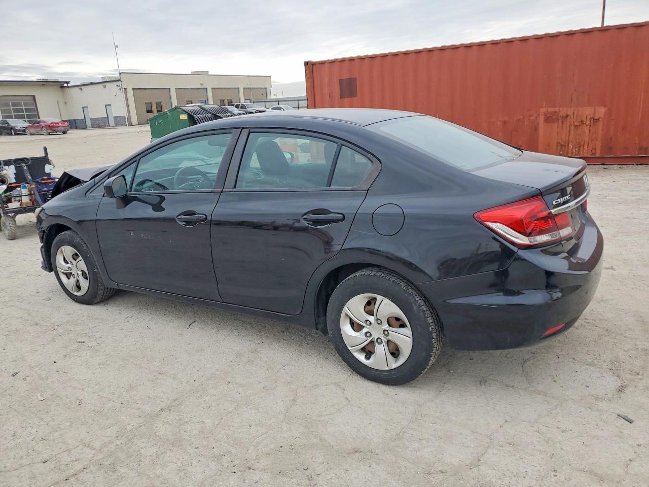 2014 Honda Civic Lx Черный vin: 19XFB2F58EE035872