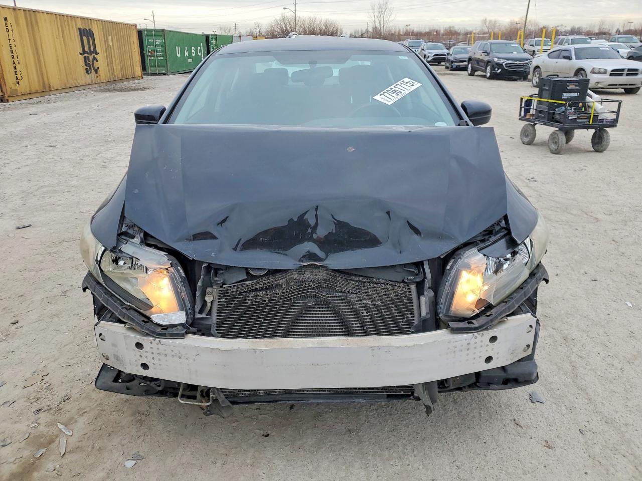 2014 Honda Civic Lx Черный vin: 19XFB2F58EE035872