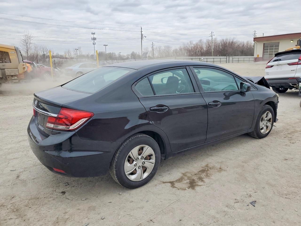 2014 Honda Civic Lx Черный vin: 19XFB2F58EE035872