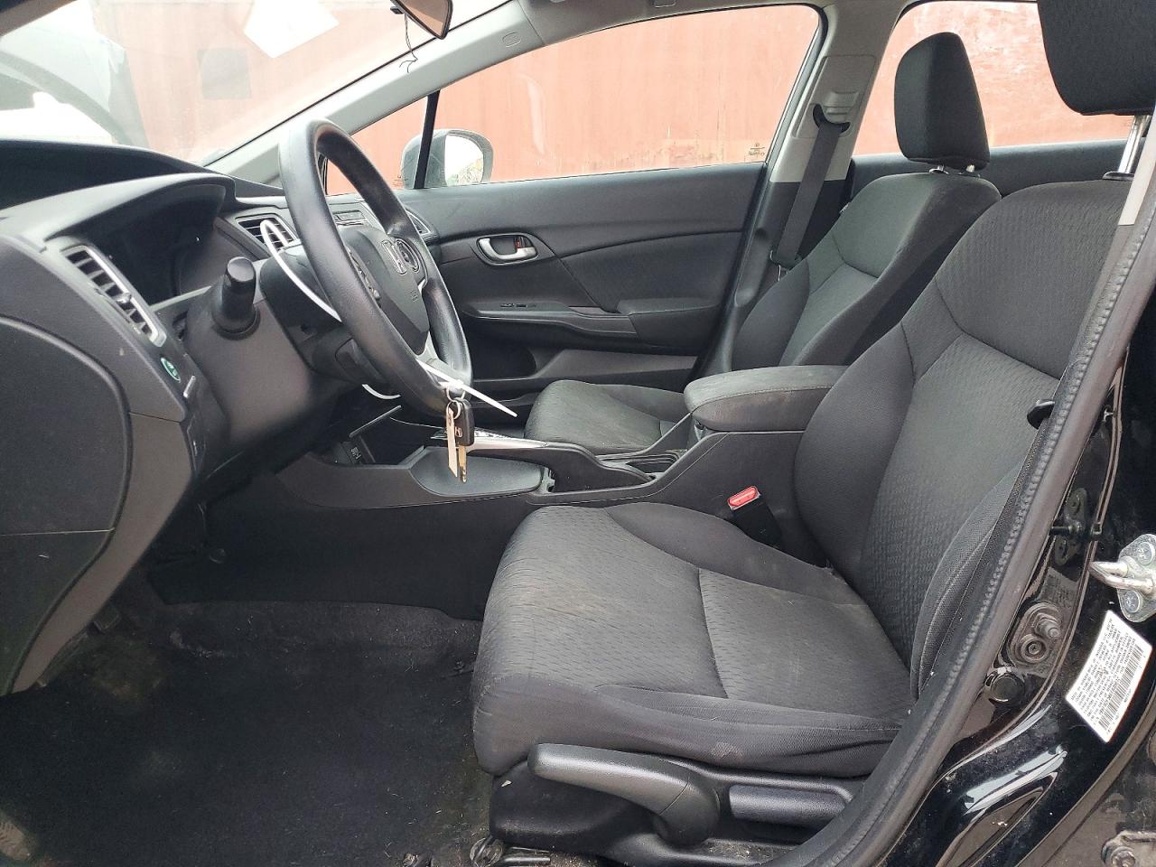 2014 Honda Civic Lx Черный vin: 19XFB2F58EE035872
