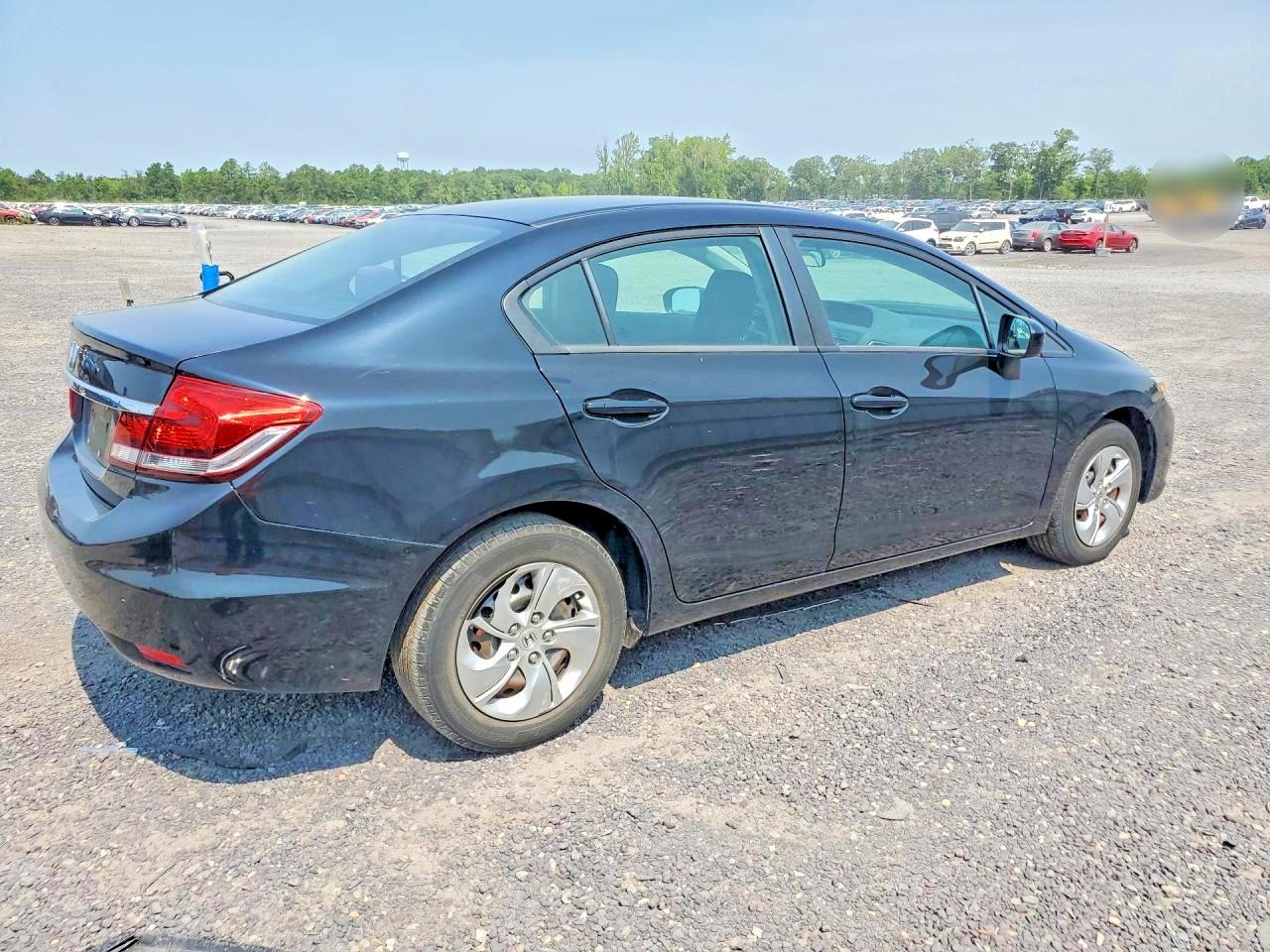 2014 Honda Civic Lx Black vin: 19XFB2F58EE036343