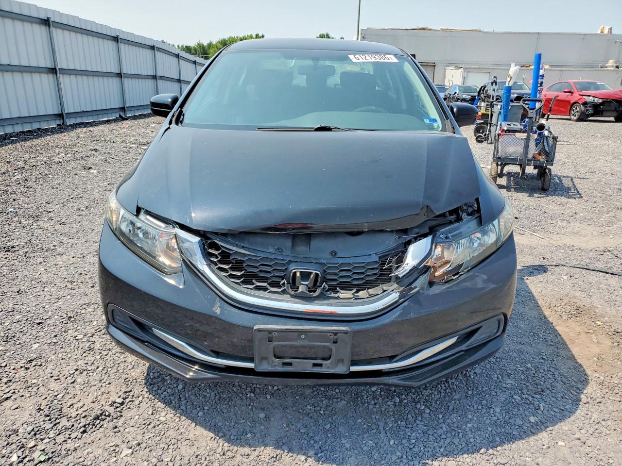 2014 Honda Civic Lx Black vin: 19XFB2F58EE036343