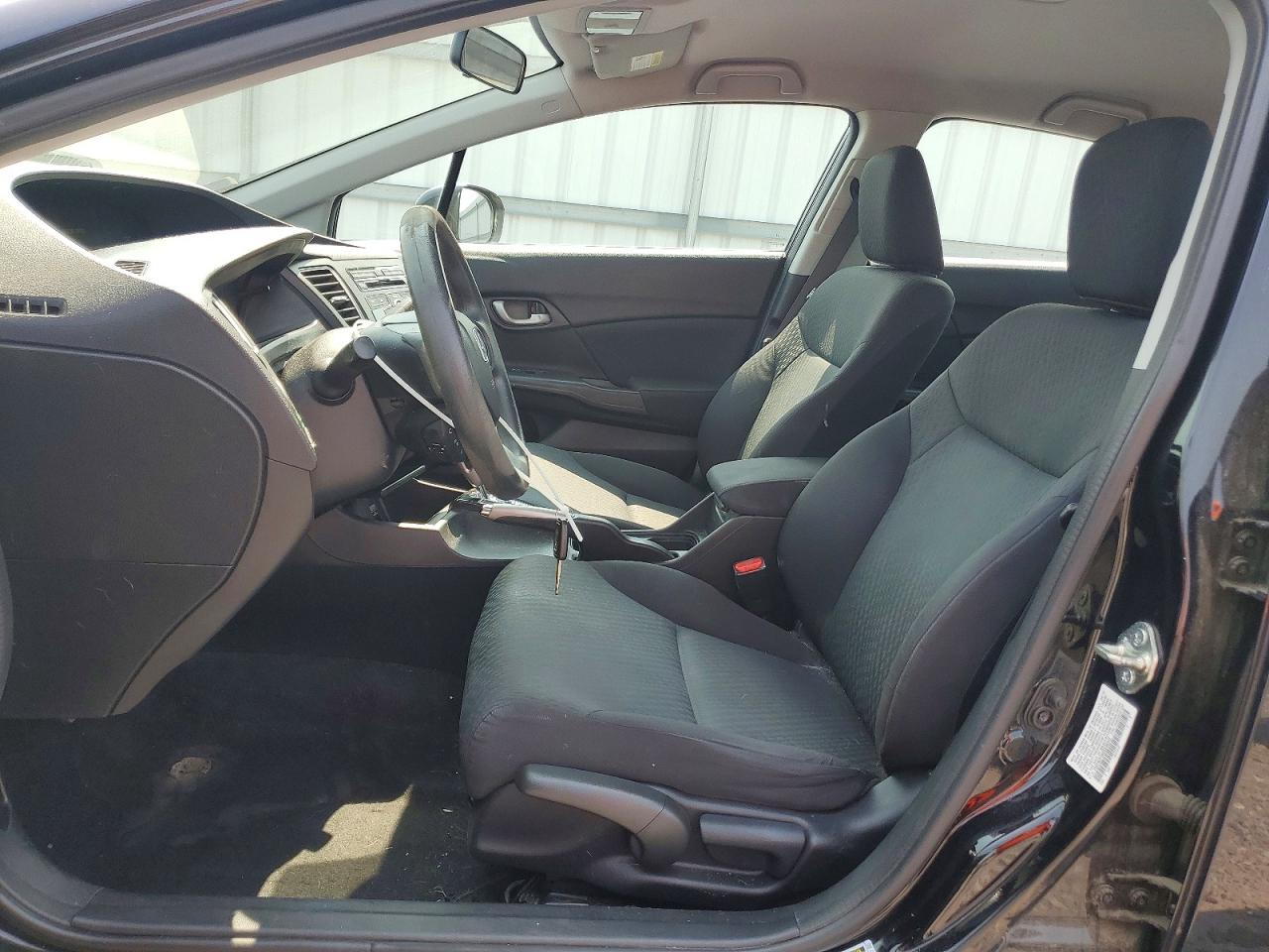 2014 Honda Civic Lx Black vin: 19XFB2F58EE036343