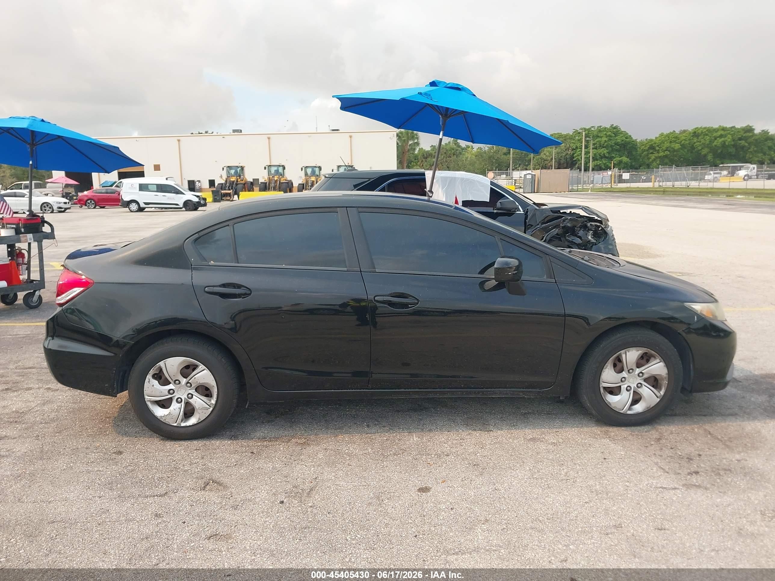 2014 Honda Civic Lx Black vin: 19XFB2F58EE036732