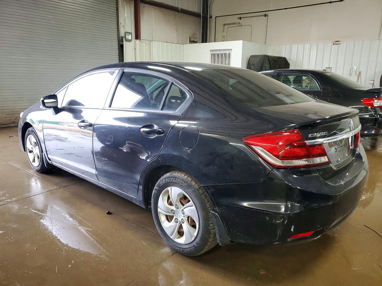 2014 Honda Civic Lx Black vin: 19XFB2F58EE038013