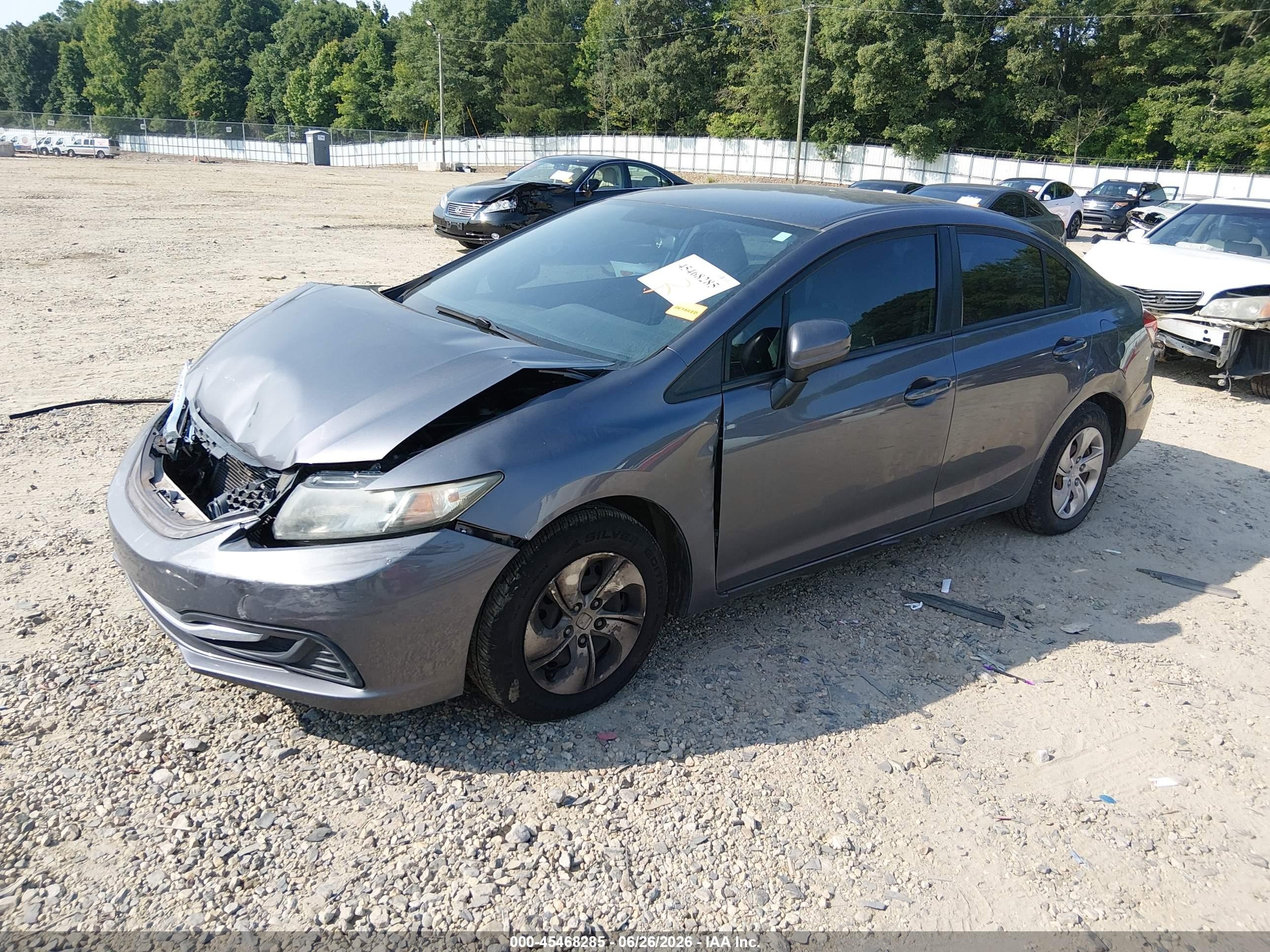 2014 Honda Civic Lx Золотой vin: 19XFB2F58EE064370