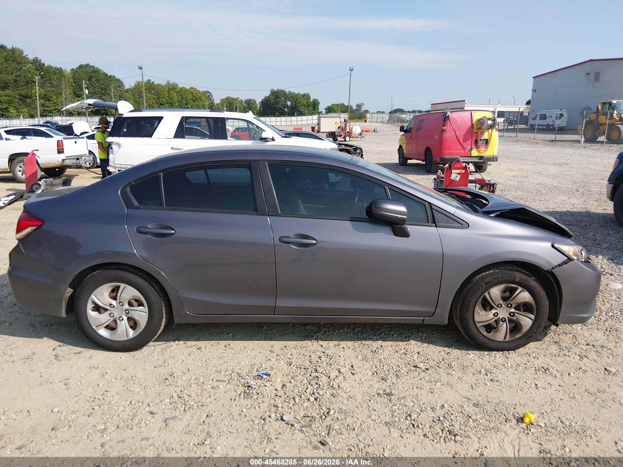 2014 Honda Civic Lx Золотой vin: 19XFB2F58EE064370
