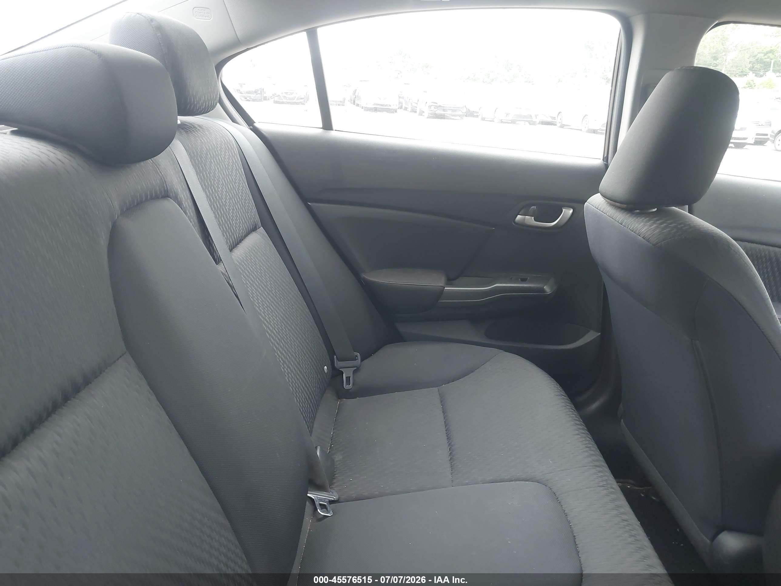 2014 Honda Civic Lx Black vin: 19XFB2F58EE201789