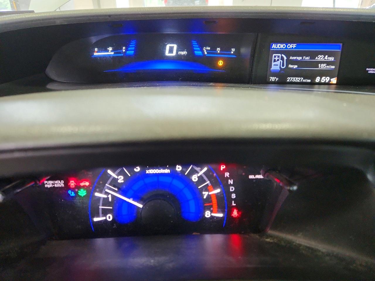 2014 Honda Civic White vin: 19XFB2F58EE204109