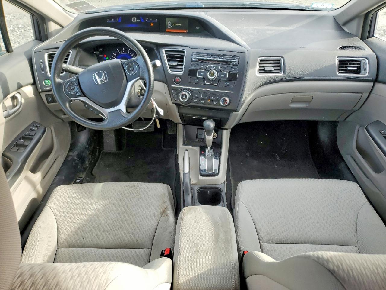 2014 Honda Civic Lx Gray vin: 19XFB2F58EE218253