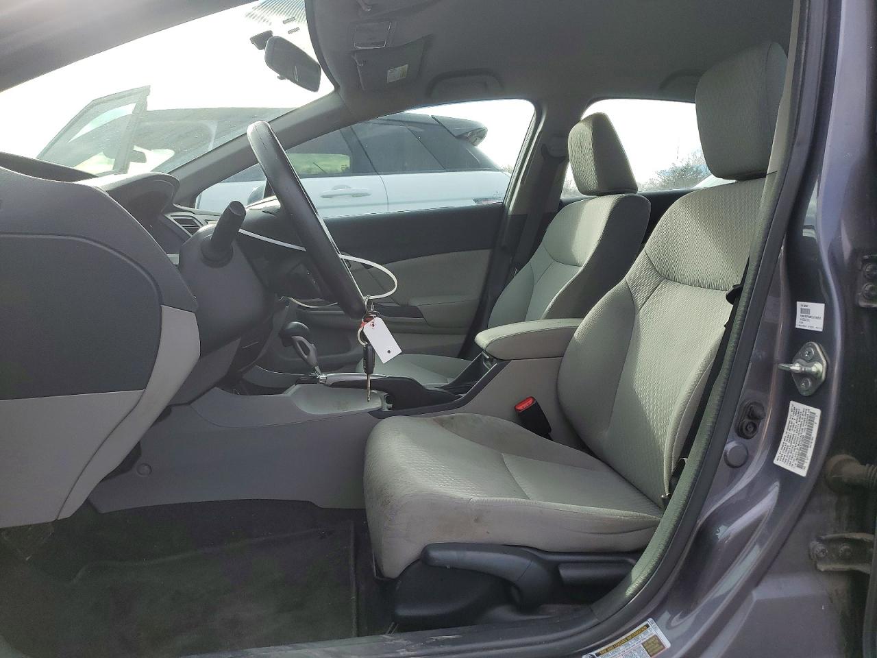 2014 Honda Civic Lx Gray vin: 19XFB2F58EE218253