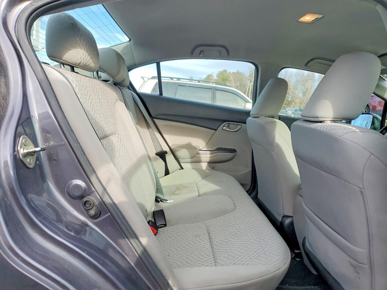 2014 Honda Civic Lx Gray vin: 19XFB2F58EE218253